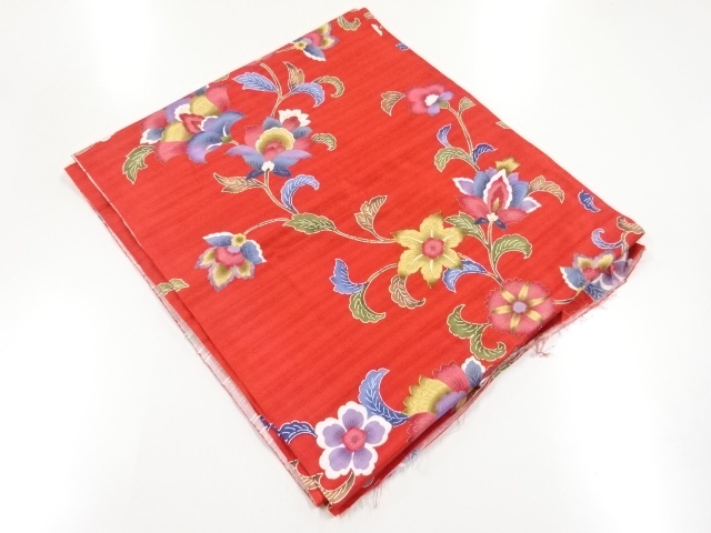 JAPANESE KIMONO / ANTIQUE CLOTH / CHINESE FLOWERS